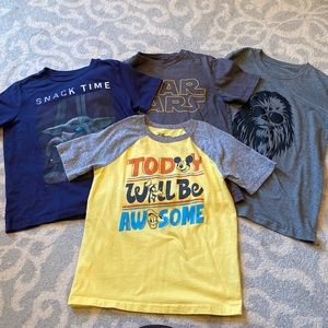Boys Size S 6-7 Mixed Disney Lot